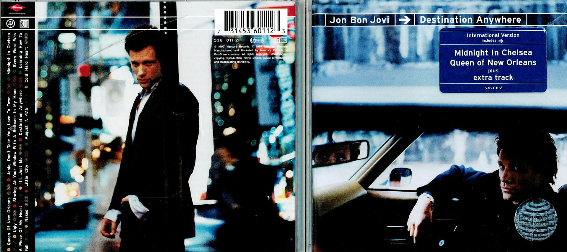 Destination Anywhere - Jon Bon Jovi